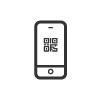 QR Code interactive digital signage icon