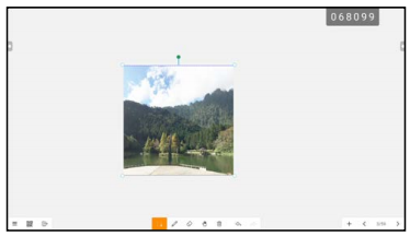 drag an image file on Meetboard