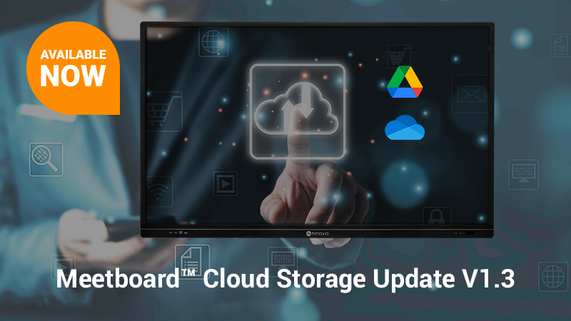 Meetboard® Over-the-air (OTA) Update V1.3 with New Cloud Storage Release