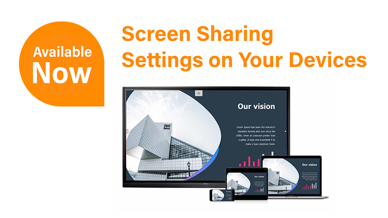 Banner_screen sharing settings on your devices